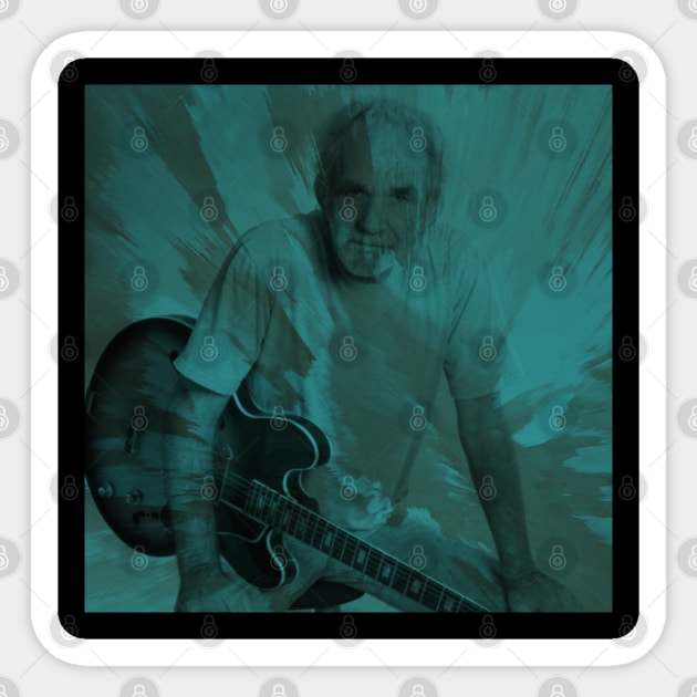 J.J. Cale Sticker by chelinbroga